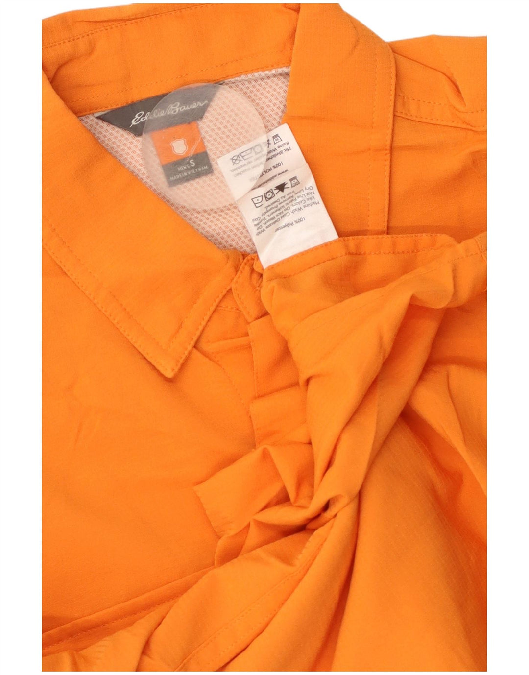 Camicia da uomo EDDIE BAUER piccola arancione in poliestere