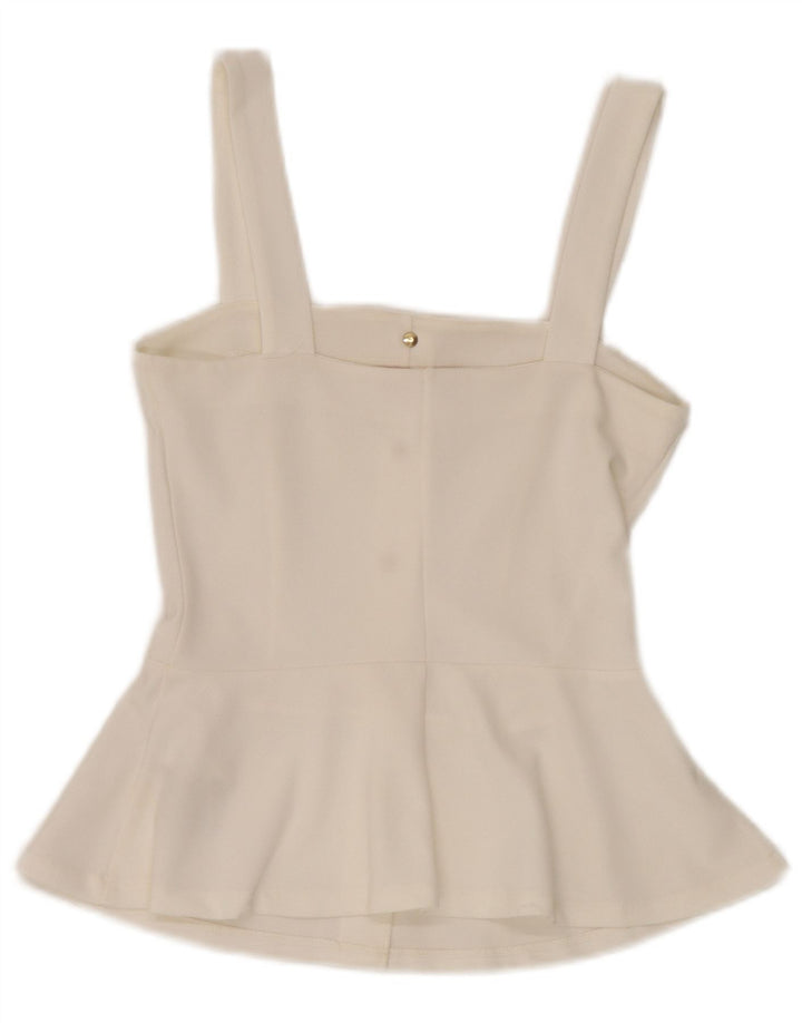 Canotta da donna Guess UK 6 XS poliestere bianco