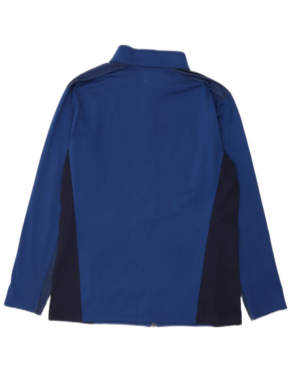 Giacca da tuta da uomo Puma Colorblock blu medio
