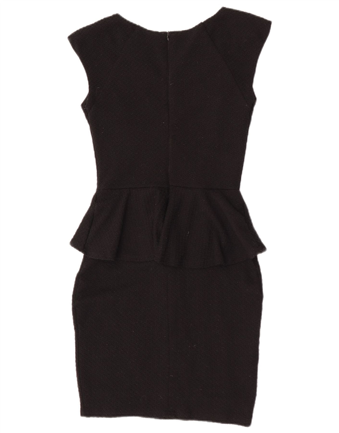Abito peplo da donna Lipsy UK 8 piccolo poliestere nero