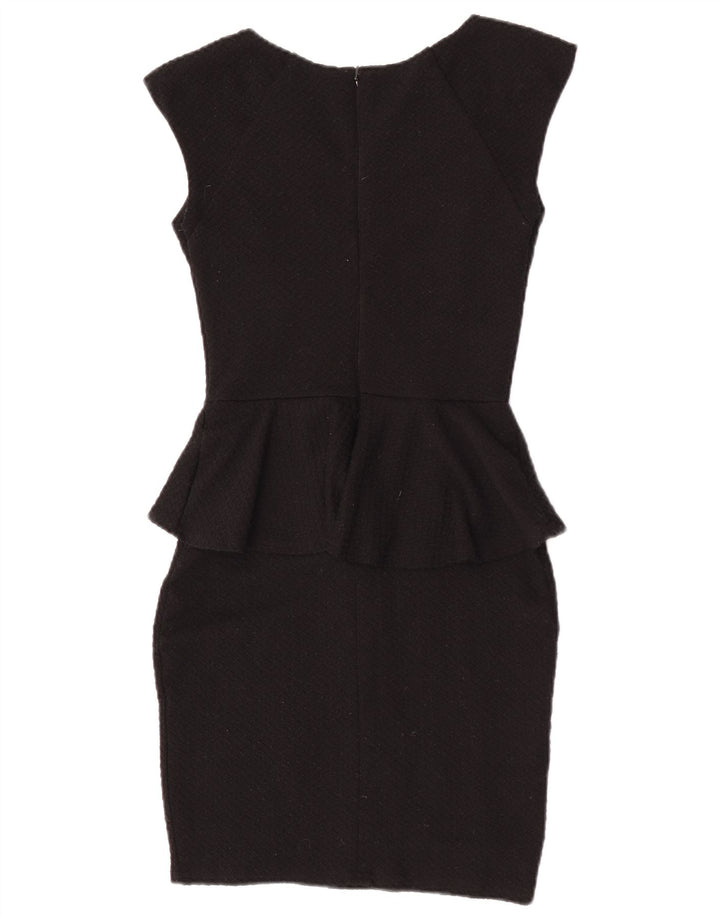 Abito peplo da donna Lipsy UK 8 piccolo poliestere nero