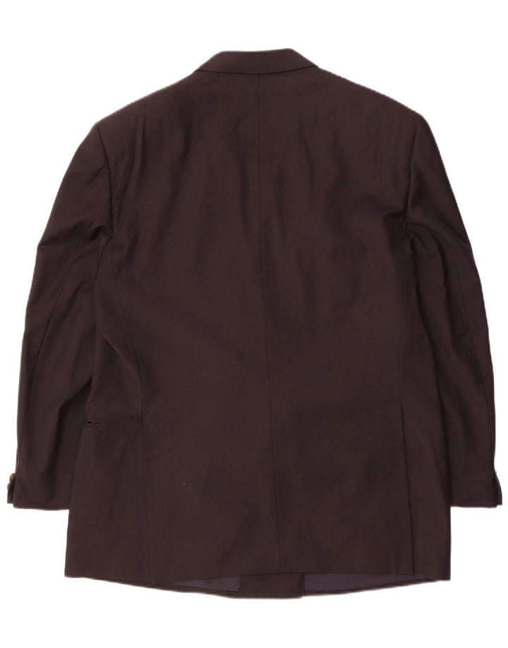 Giacca Blazer Doppiopetto Uomo Redaelli IT 54 2XL Lana Nera