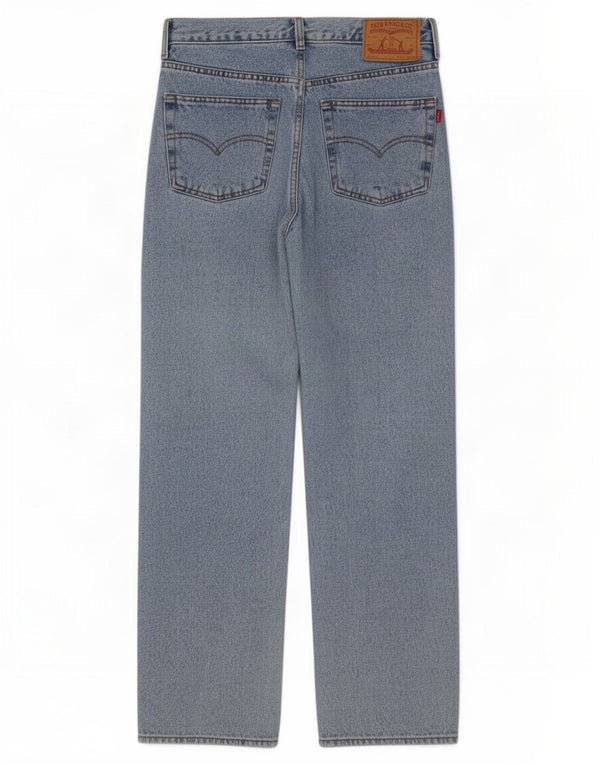 Jeans dritti da uomo vestibilità regolare Iber W31 L27 cotone blu