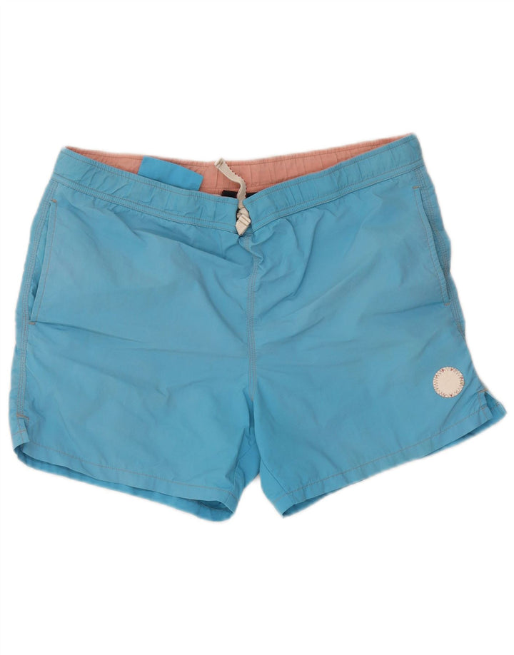 Pantaloncini da bagno grafici da uomo Murphy & Nye poliestere blu medio
