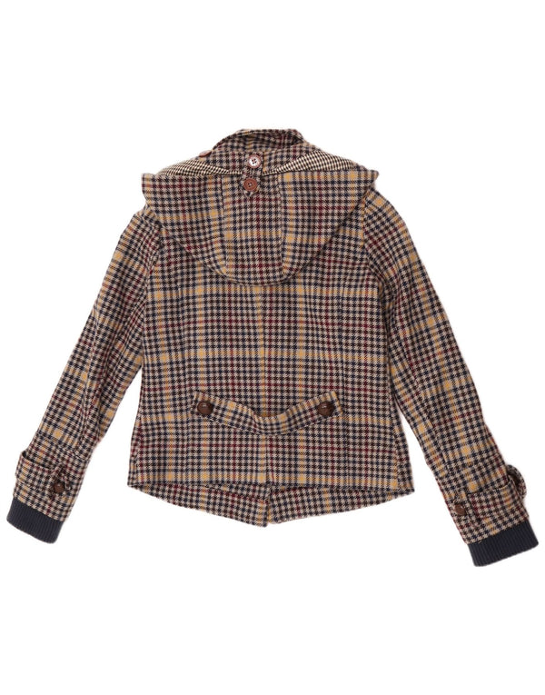 Trench corto da donna PEPE Jeans UK 6 XS pied de poule multicolore