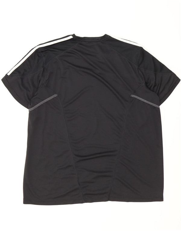 T-shirt Adidas Climalite da uomo Top 2XL poliestere nero