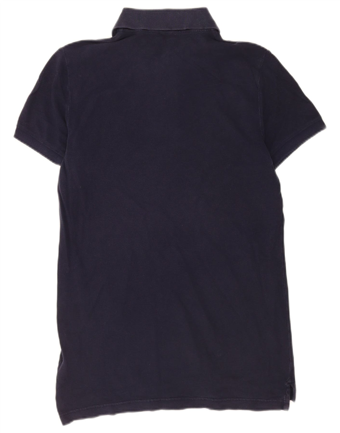 Polo Uomo Benetton Media Cotone Blu Navy