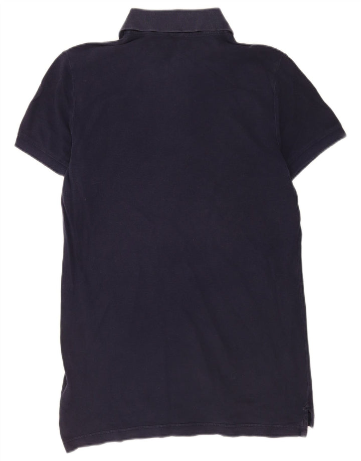 Polo Uomo Benetton Media Cotone Blu Navy
