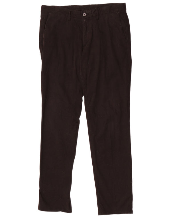 Pantaloni chino slim da uomo Zara EU 40 medio W31 L30 cotone nero