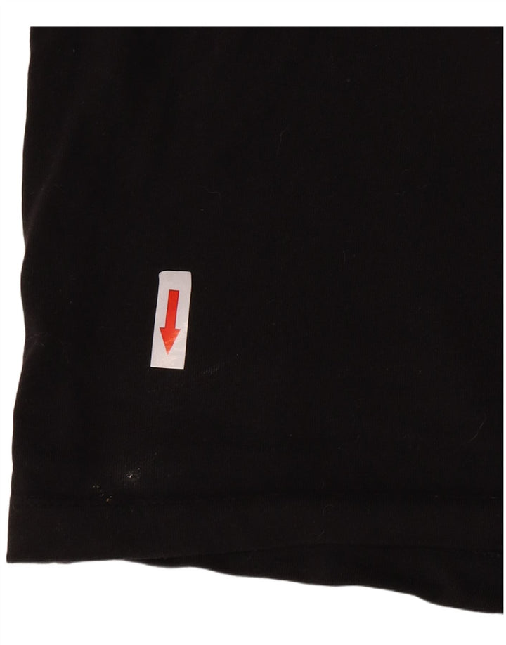 Top da donna con grafica corta Adidas UK 12 medio nero