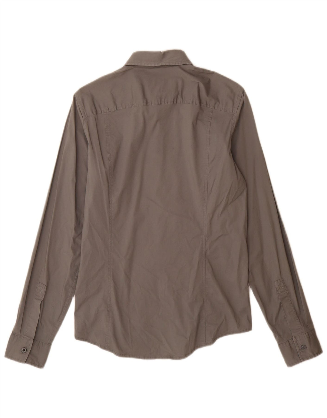 Camicia slim fit da uomo Calvin Klein Jeans in cotone grigio medio