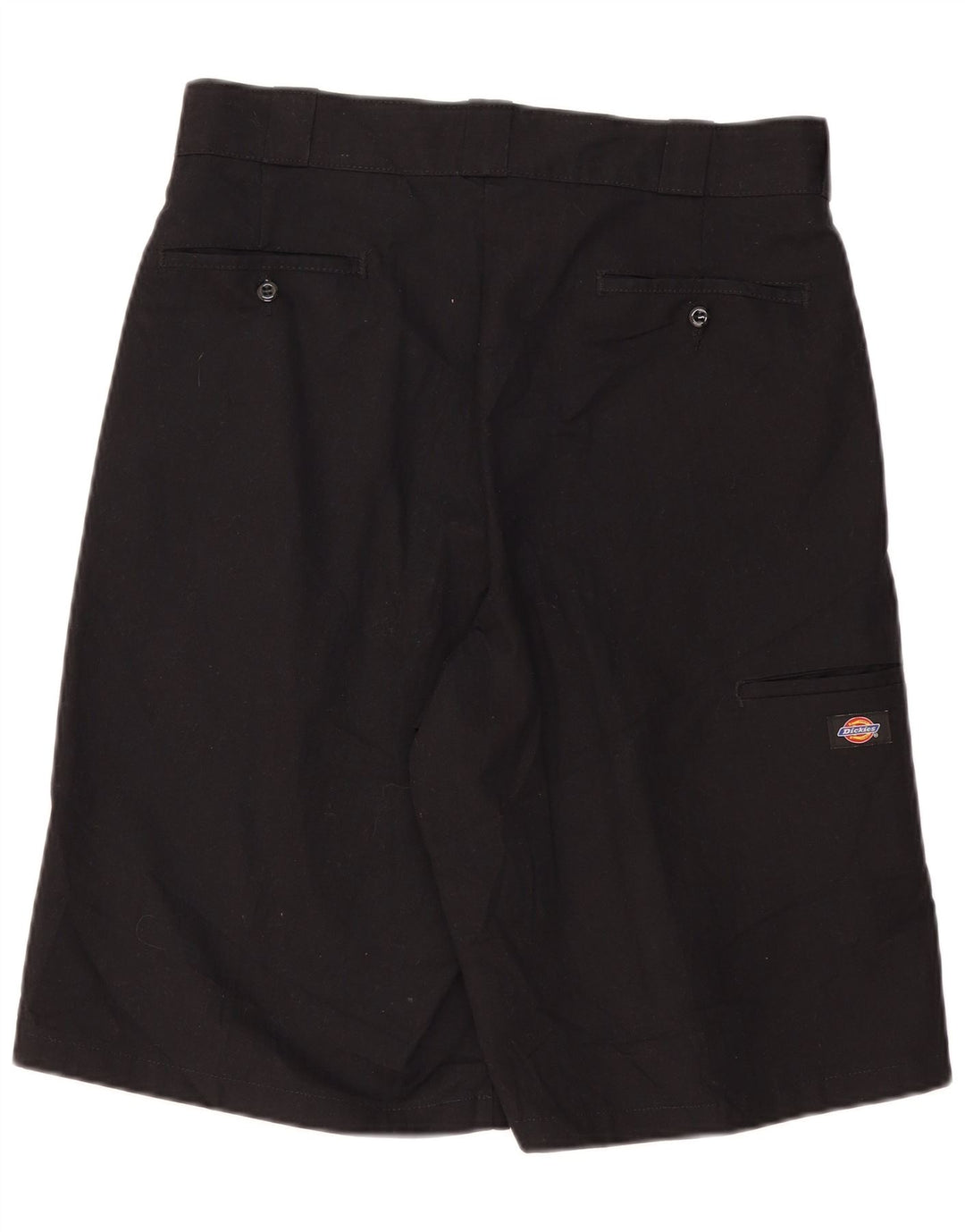 DICKIES Pantaloncini cargo larghi da uomo W34 grandi in poliestere nero