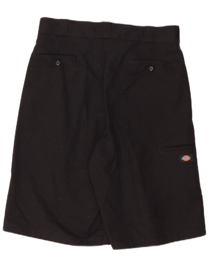 DICKIES Pantaloncini cargo larghi da uomo W34 grandi in poliestere nero