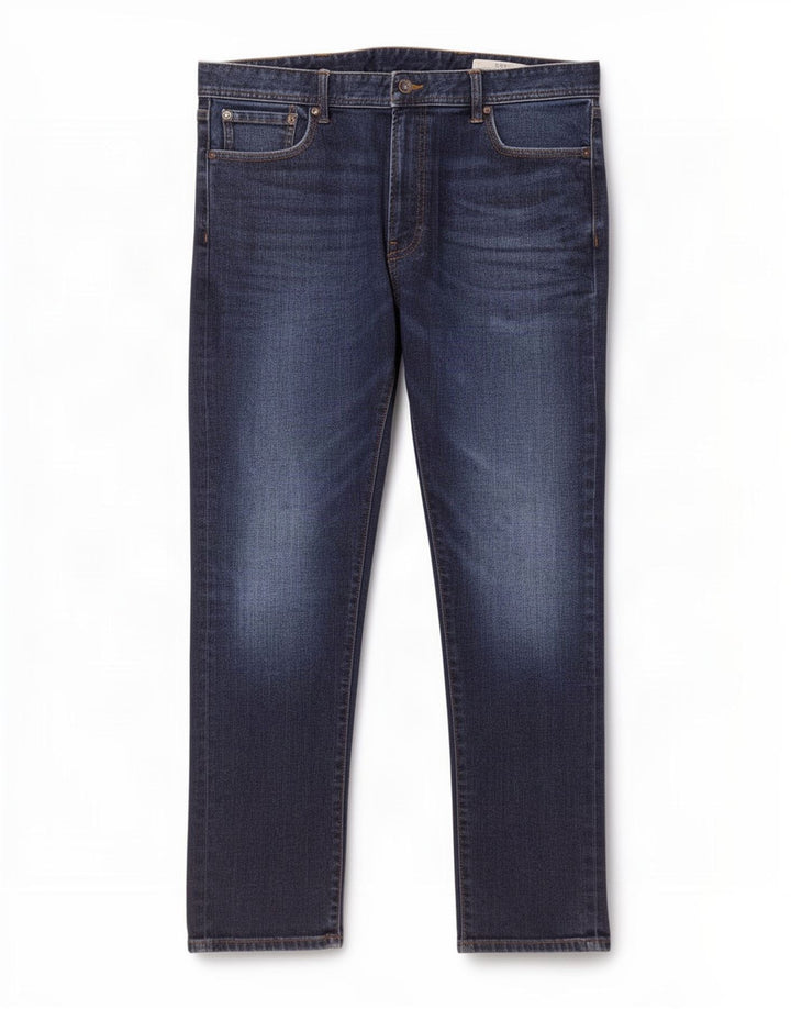 Jeans slim da uomo Marks & Spencer W38 L31 cotone blu