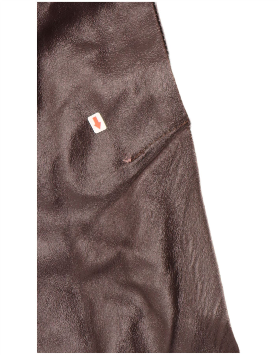 METROPOLITAN Cappotto in Pelle da Uomo IT 50 Large in Pelle Marrone