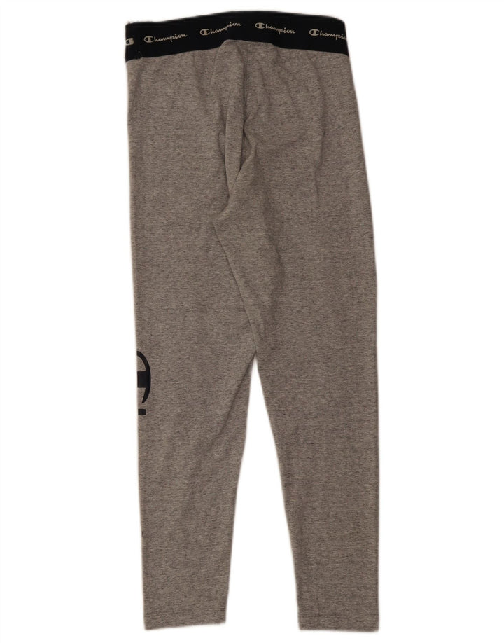 Leggings grafici da donna Champion UK 8 Small Cotone color block grigio