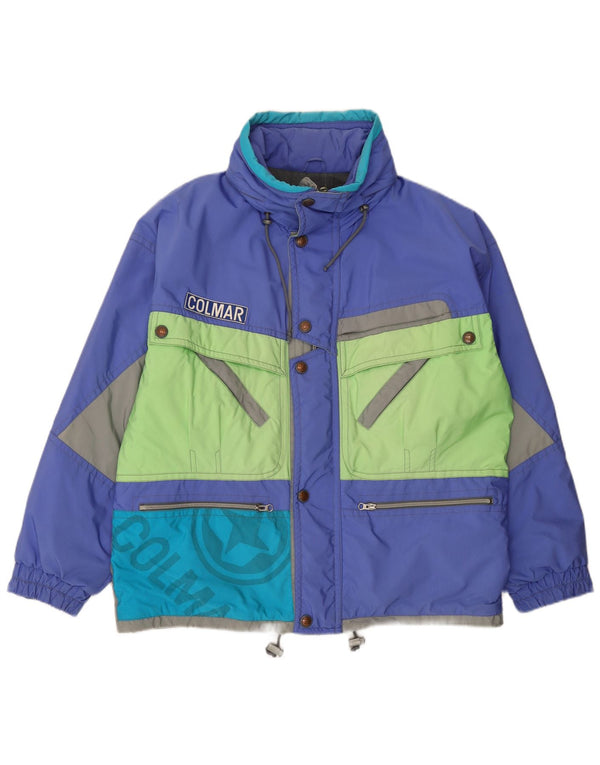 Giacca da sci grafica da uomo Colmar IT 52 Large Blu Colourblock in poliammide