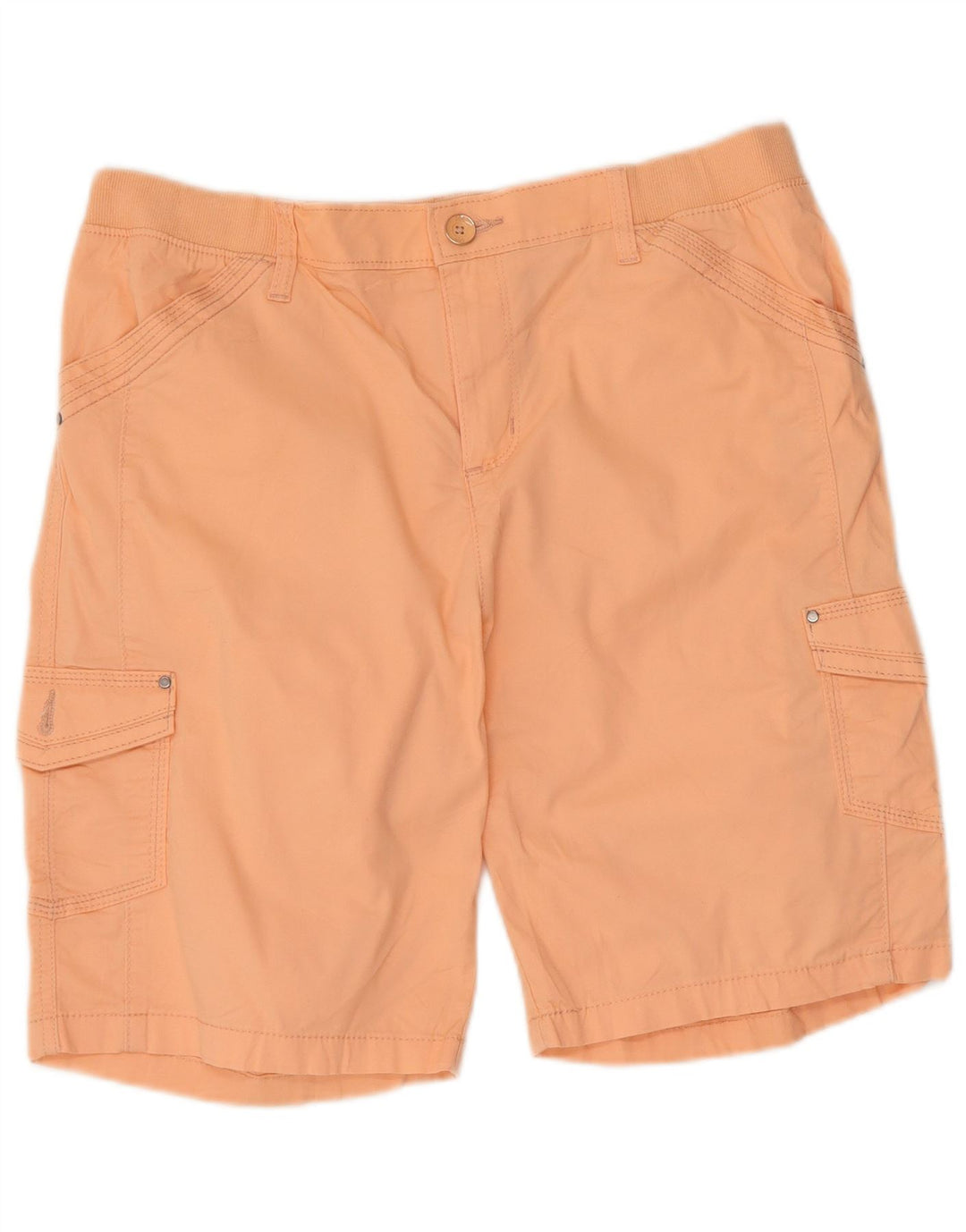 Pantaloncini cargo Lee da donna dalla vestibilità rilassata US 10 Large W32 in cotone arancione