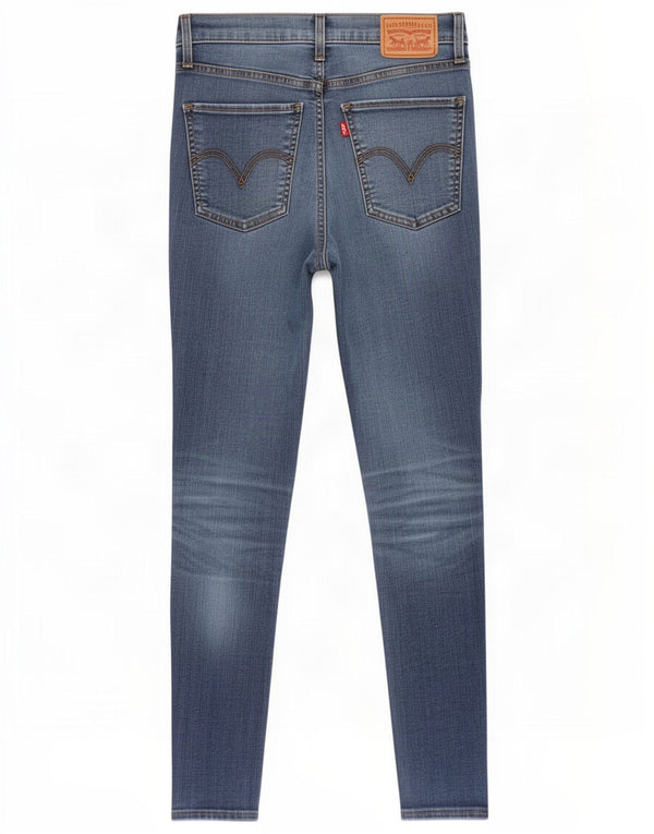 Levi's Mile High Super Skinny Jeans da donna W29 L28 Blu Cotone