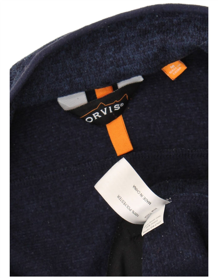 Giacca da ginnastica da uomo Orvis in poliestere chiazzato medio blu navy