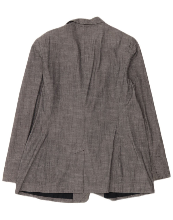 Giacca blazer da donna a 2 bottoni Gap UK 18 XL cotone blu