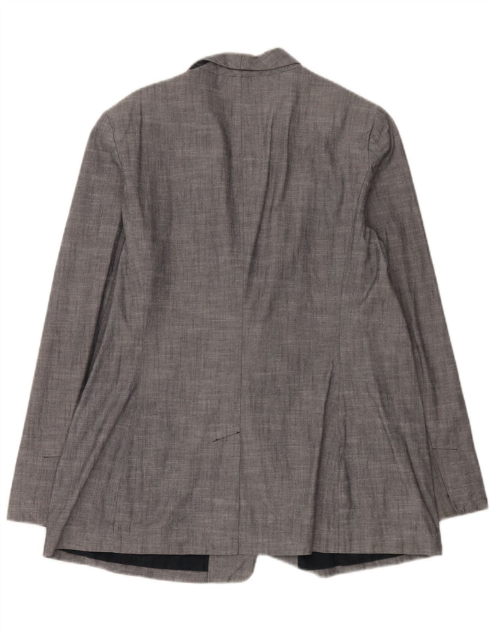 Giacca blazer da donna a 2 bottoni Gap UK 18 XL cotone blu