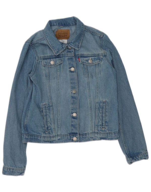 Giacca di jeans per ragazze Levi's 13-14 anni XL in cotone blu