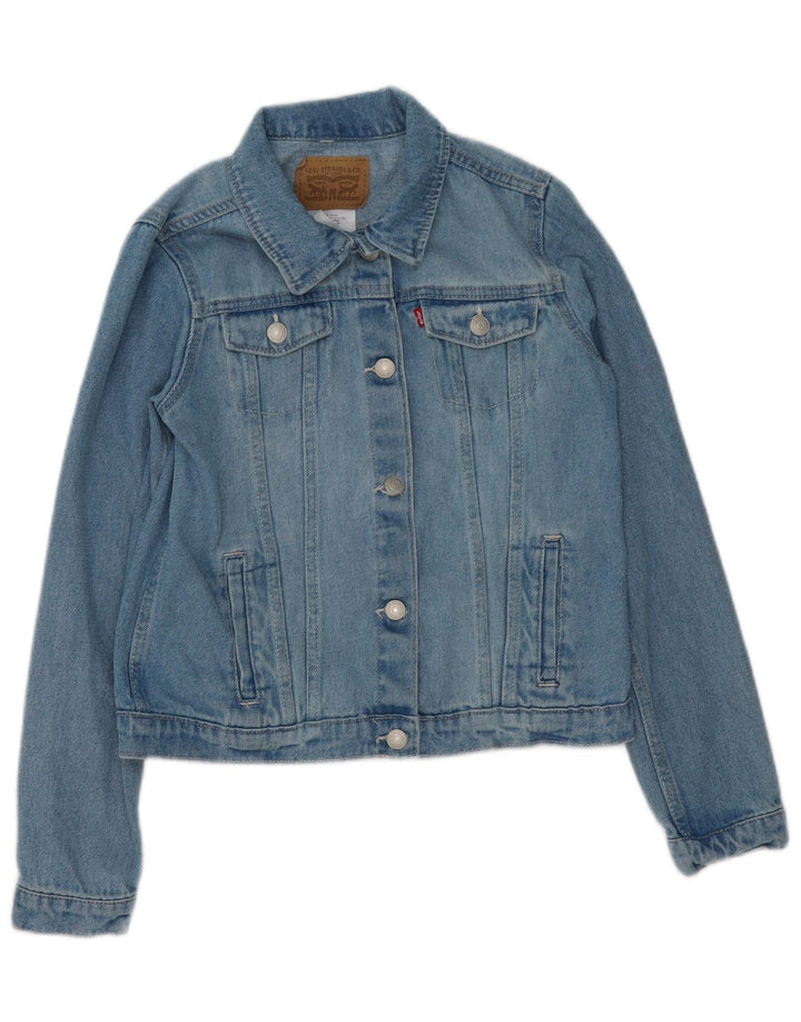 Giacca di jeans per ragazze Levi's 13-14 anni XL in cotone blu