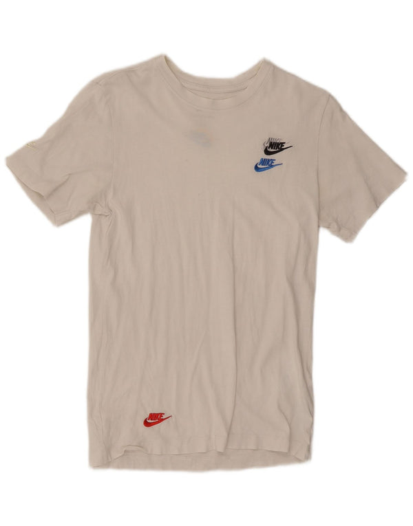 T-shirt Nike da uomo Top XS in cotone bianco