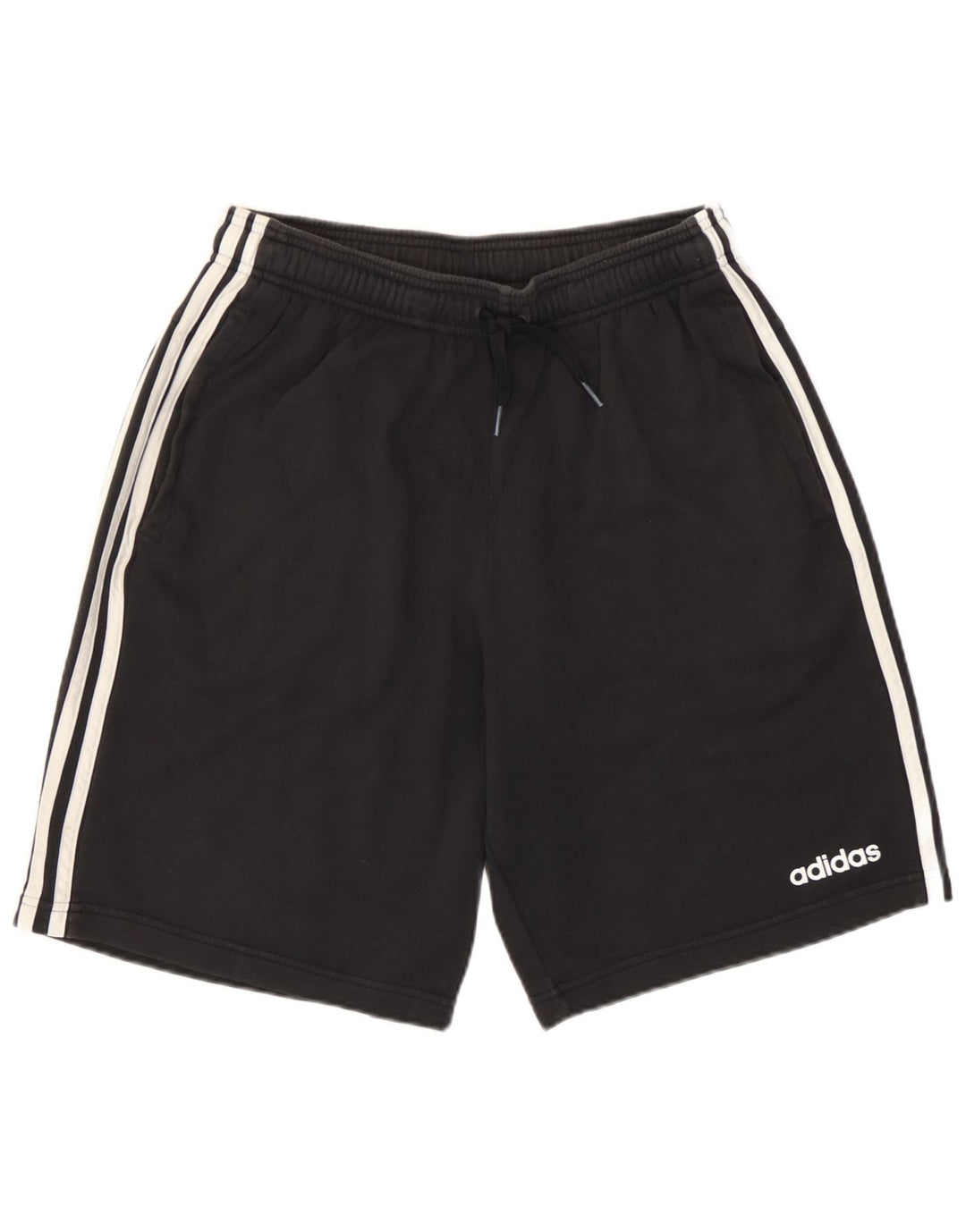 Pantaloncini sportivi Adidas da uomo medio cotone nero