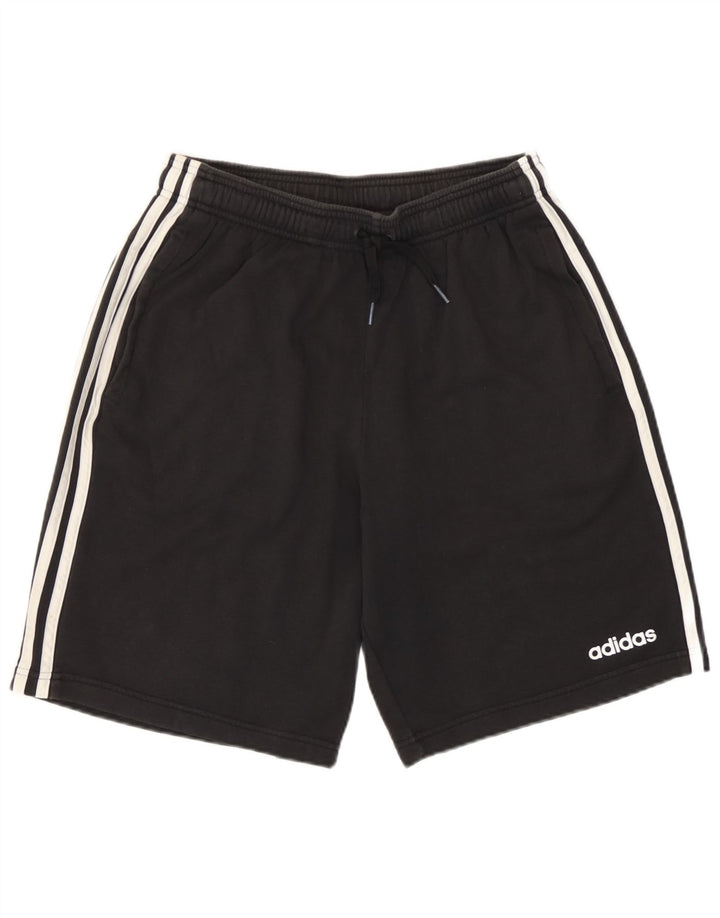 Pantaloncini sportivi Adidas da uomo medio cotone nero