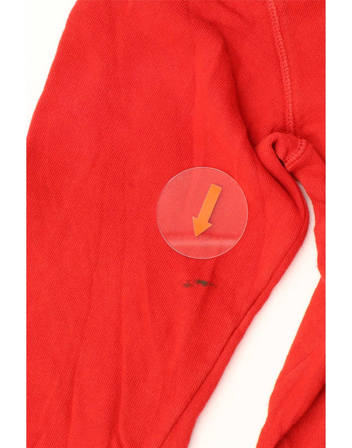 Dickies Felpa con grafica da donna Maglione UK 14 Medio Rosso