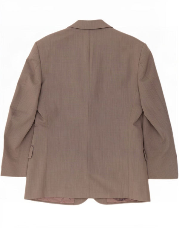 Giacca Blazer 3 Bottoni Trussardi Uomo IT 50 Large Grigio Lana Vergine