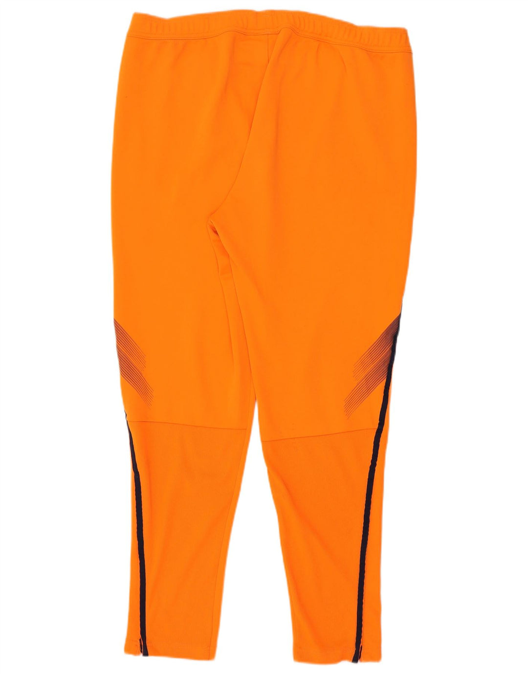 Pantaloni da tuta ADIDAS Climalite da uomo XL Poliestere color block arancione