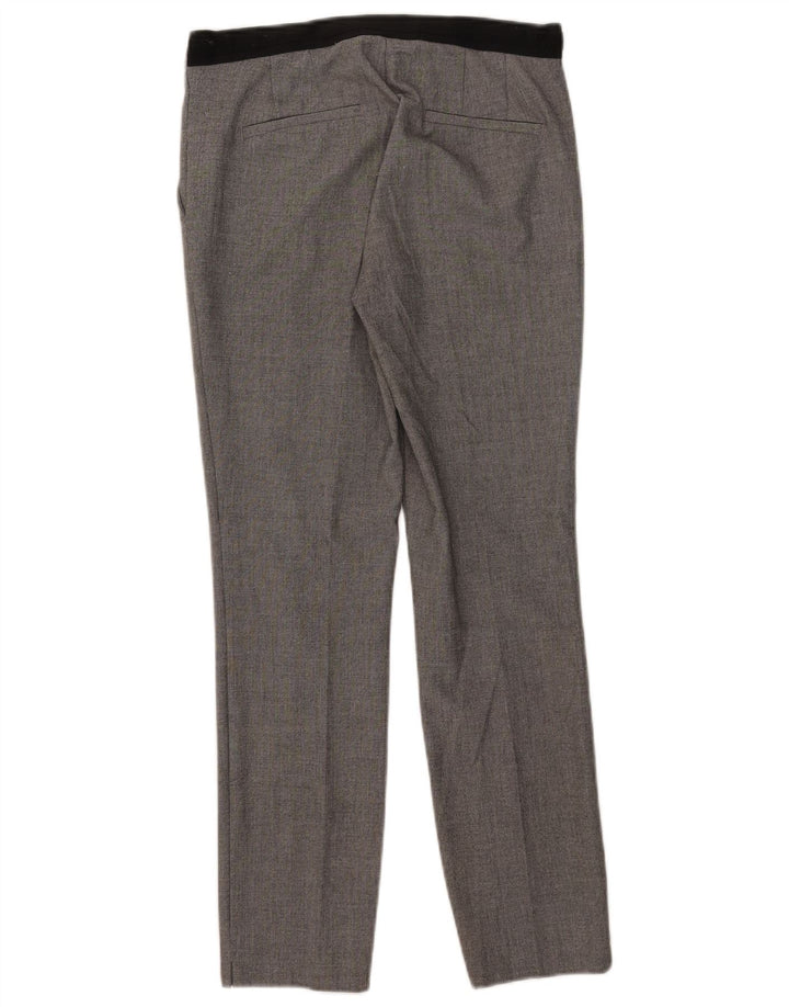 Pantaloni da abito slim da donna Zara piccoli W26 L27 poliestere grigio