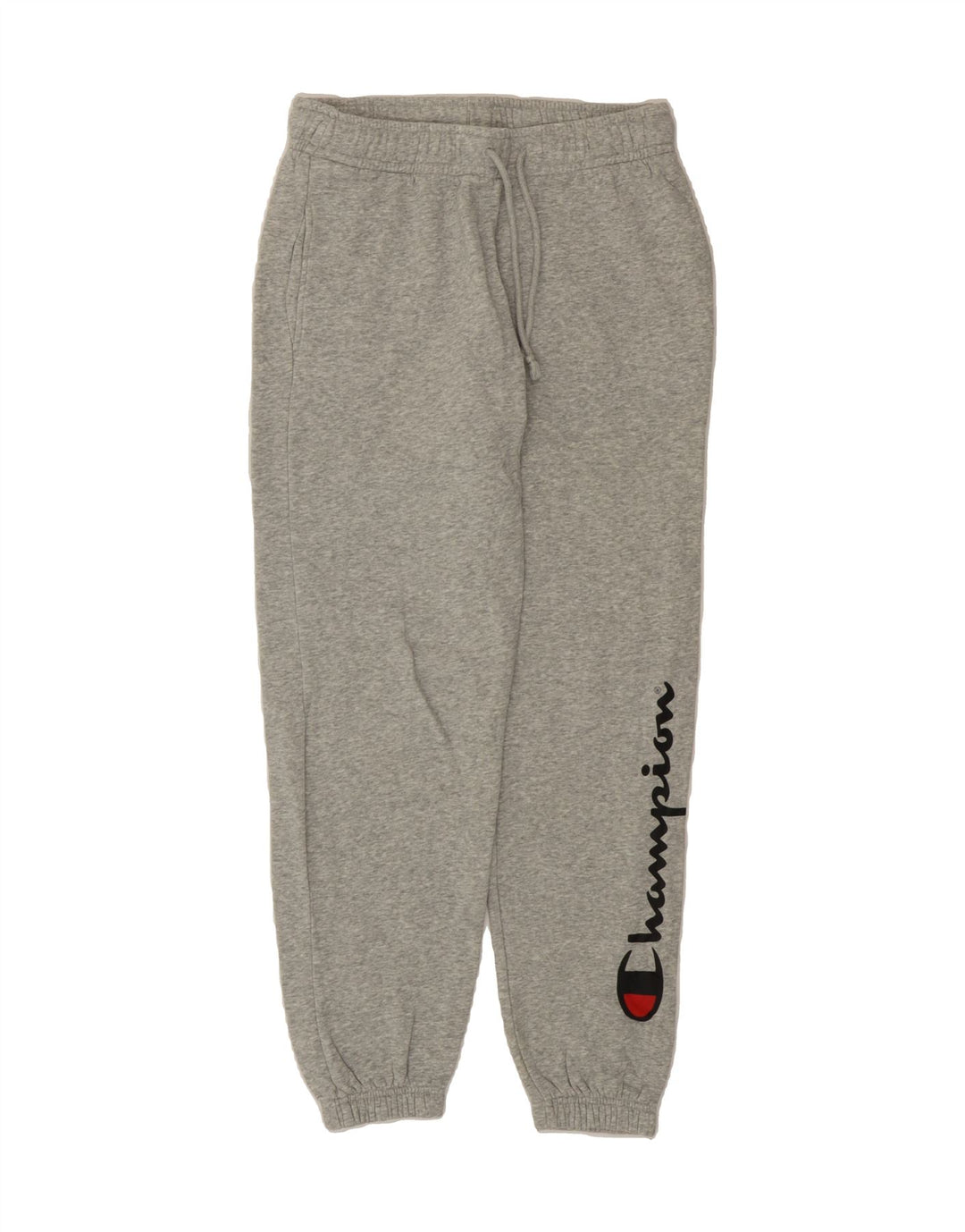 CHAMPION Mens Graphic Tracksuit Trousers Joggers Medium  Grey Cotton Vintage Champion and Second-Hand Champion from Messina Hembry 