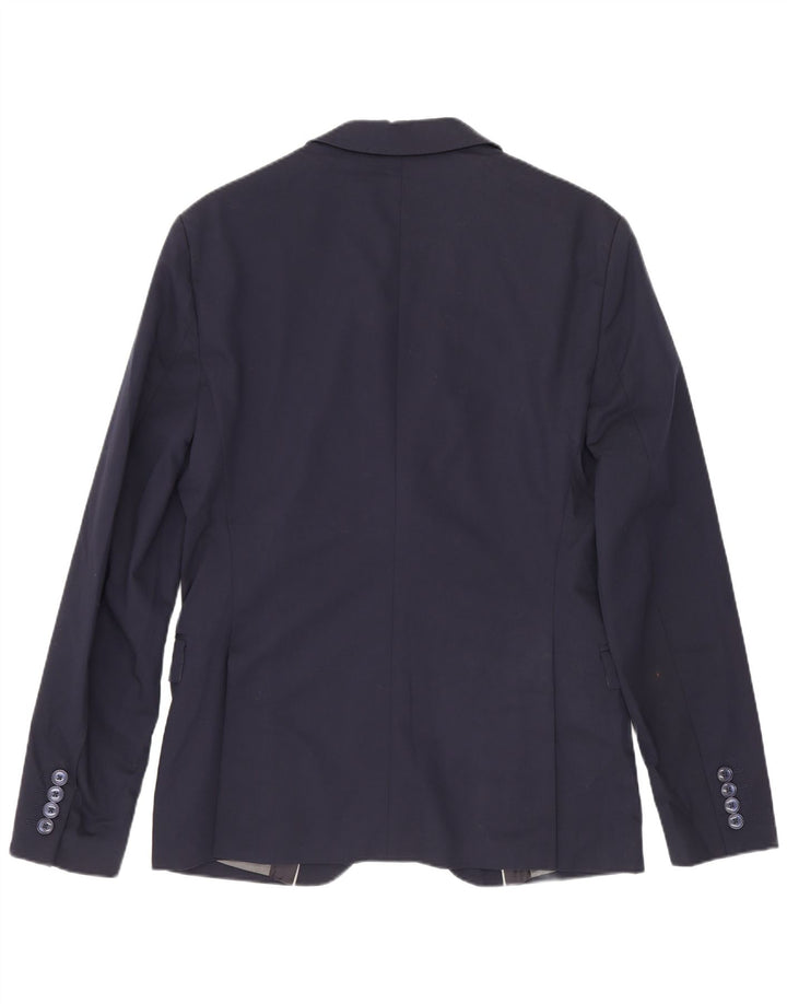 Giacca blazer da uomo a 2 bottoni Zara EU 46 piccola blu navy