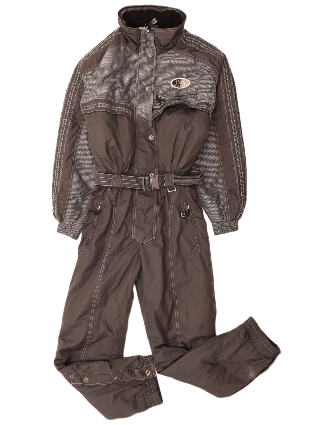 Tuta da sci da donna Brugi IT 44 Poliestere color block grigio medio