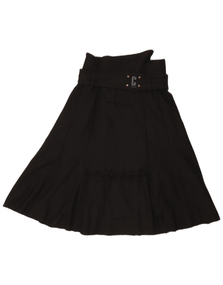 Gonna a trapezio da donna Object EU 38 media W28 lana nera
