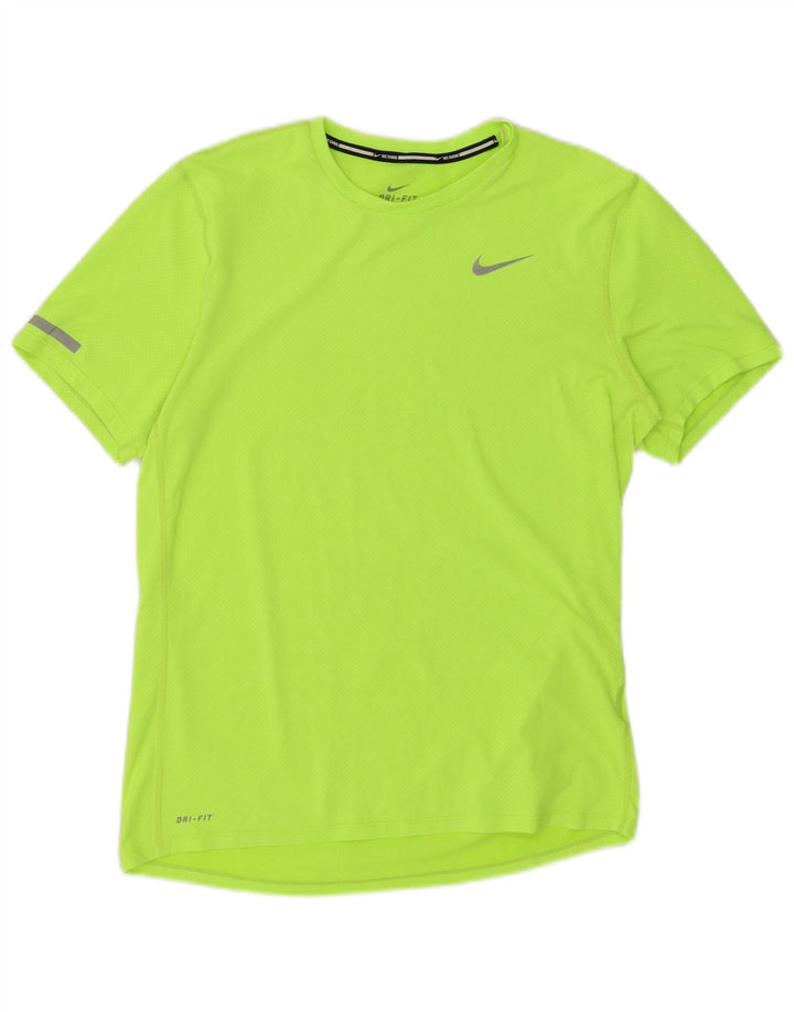 T-shirt NIKE da uomo Dri Fit piccola verde