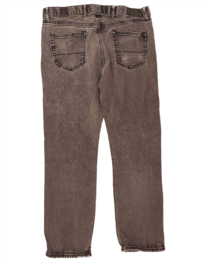 Jeans dritti da uomo Marks & Spencer W38 L31 cotone nero