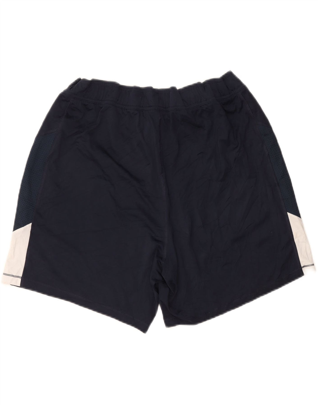 Pantaloncini sportivi REEBOK da donna UK 16 Large Blu Navy Colourblock Poliestere