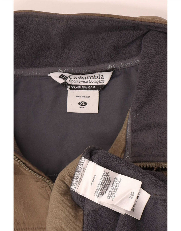Giacca bomber da uomo Columbia UK 42 XL poliestere kaki
