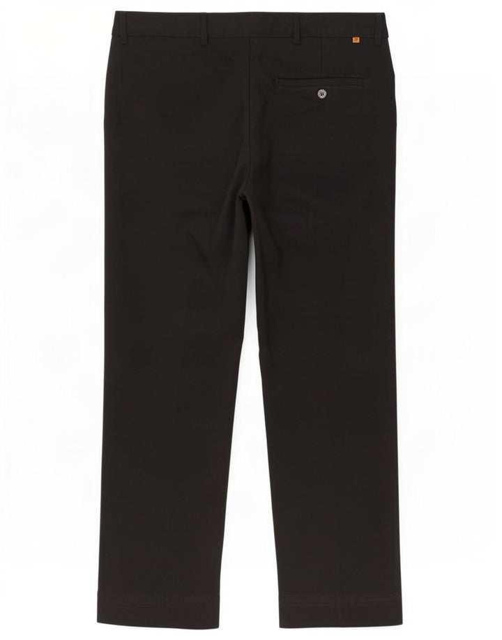 Pantaloni casual dritti da donna Farah W36 L27 poliestere nero