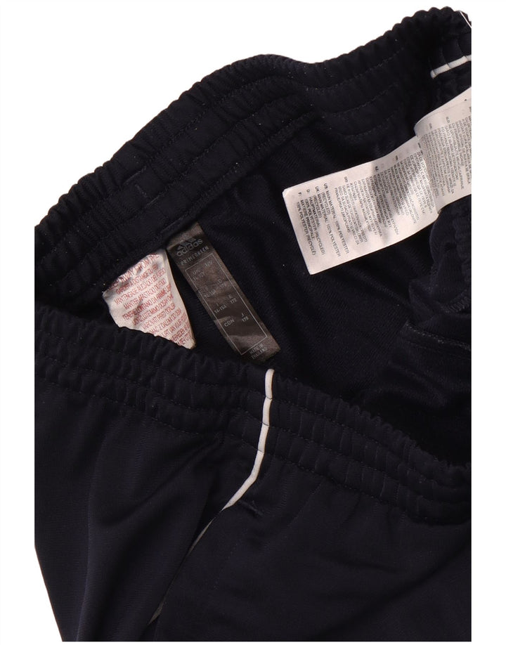 Pantaloni da tuta da ragazzo Adidas Joggers 14-15 anni in poliestere blu navy