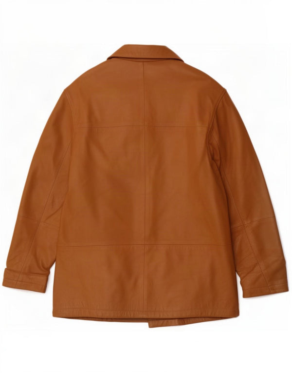 Giacca in pelle da donna UK 14 grande Beige