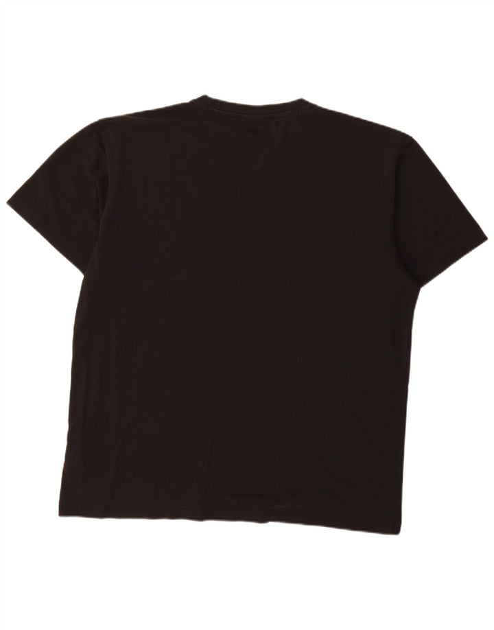 Maglietta grafica da uomo Tommy Hilfiger Top 2XL Nera