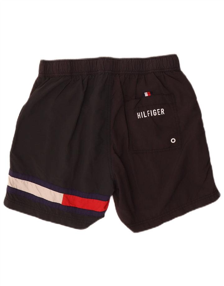 Pantaloncini da bagno da uomo Tommy Hilfiger Small Grey Colourblock in poliammide