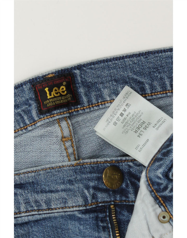 Jeans Lee Rider Slim da uomo W36 L32 in cotone blu