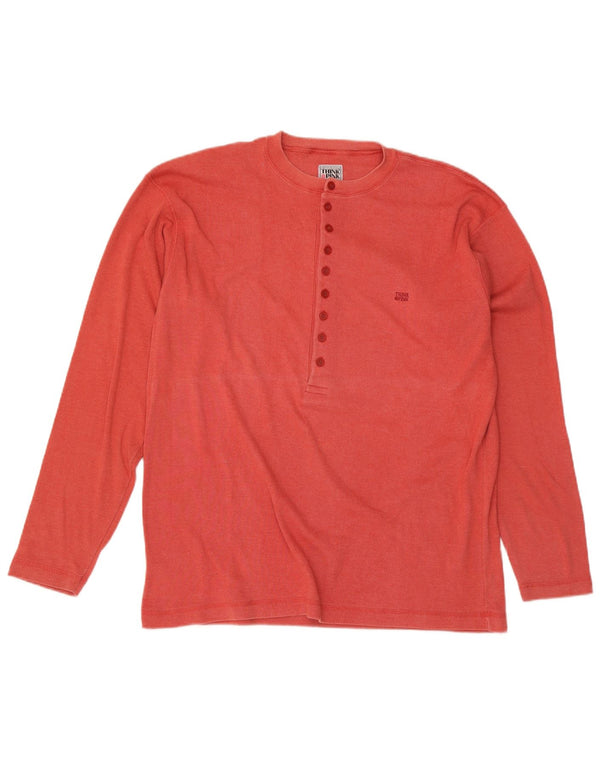Maglietta da uomo a maniche lunghe Think Pink XL rossa